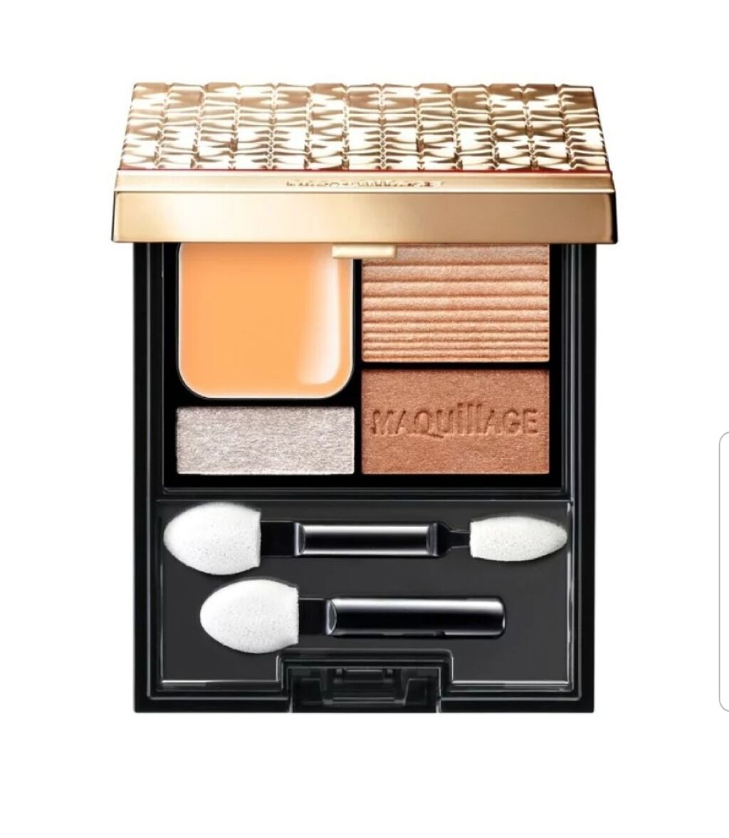 ドラマティックスタイリングアイズD/マキアージュ/アイシャドウパレットを使ったクチコミ（3枚目）