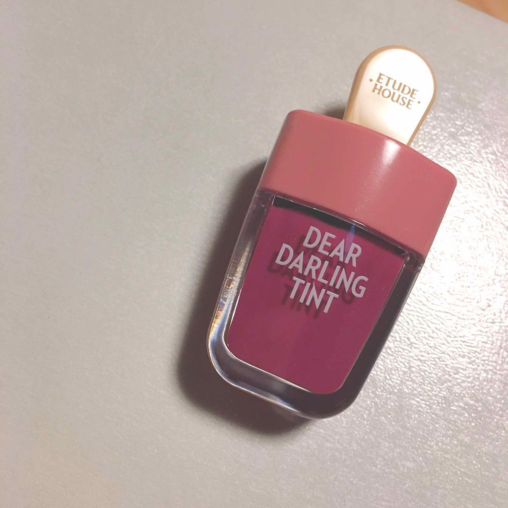 ディアダーリン ウォータージェルティント (アイスティント)/ETUDE/口紅を使ったクチコミ(2枚目)
