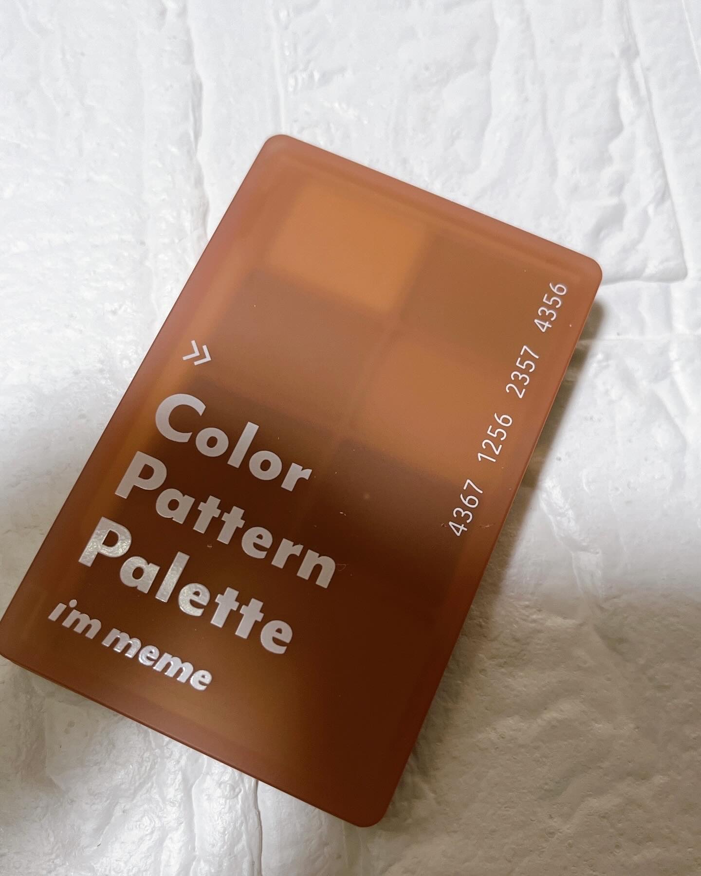 カラーパターンパレット/i’m meme/マルチパレットを使ったクチコミ（2枚目）