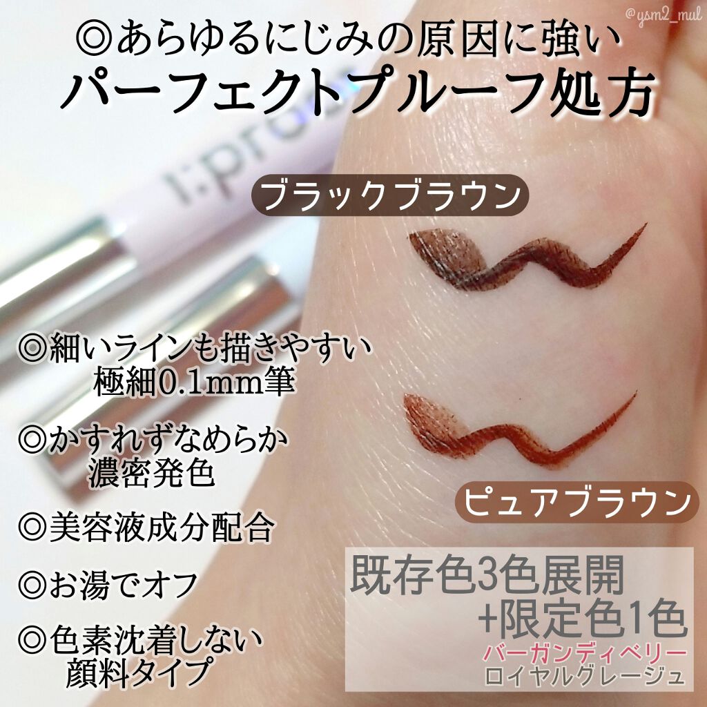 ウルトラスムースアイライナー/アイプルーフ/リキッドアイライナーを使ったクチコミ(3枚目)