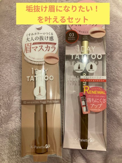 ラスティングツーウェイアイブロウ リキッドWpa/K-パレット/リキッドアイブロウを使ったクチコミ(1枚目)