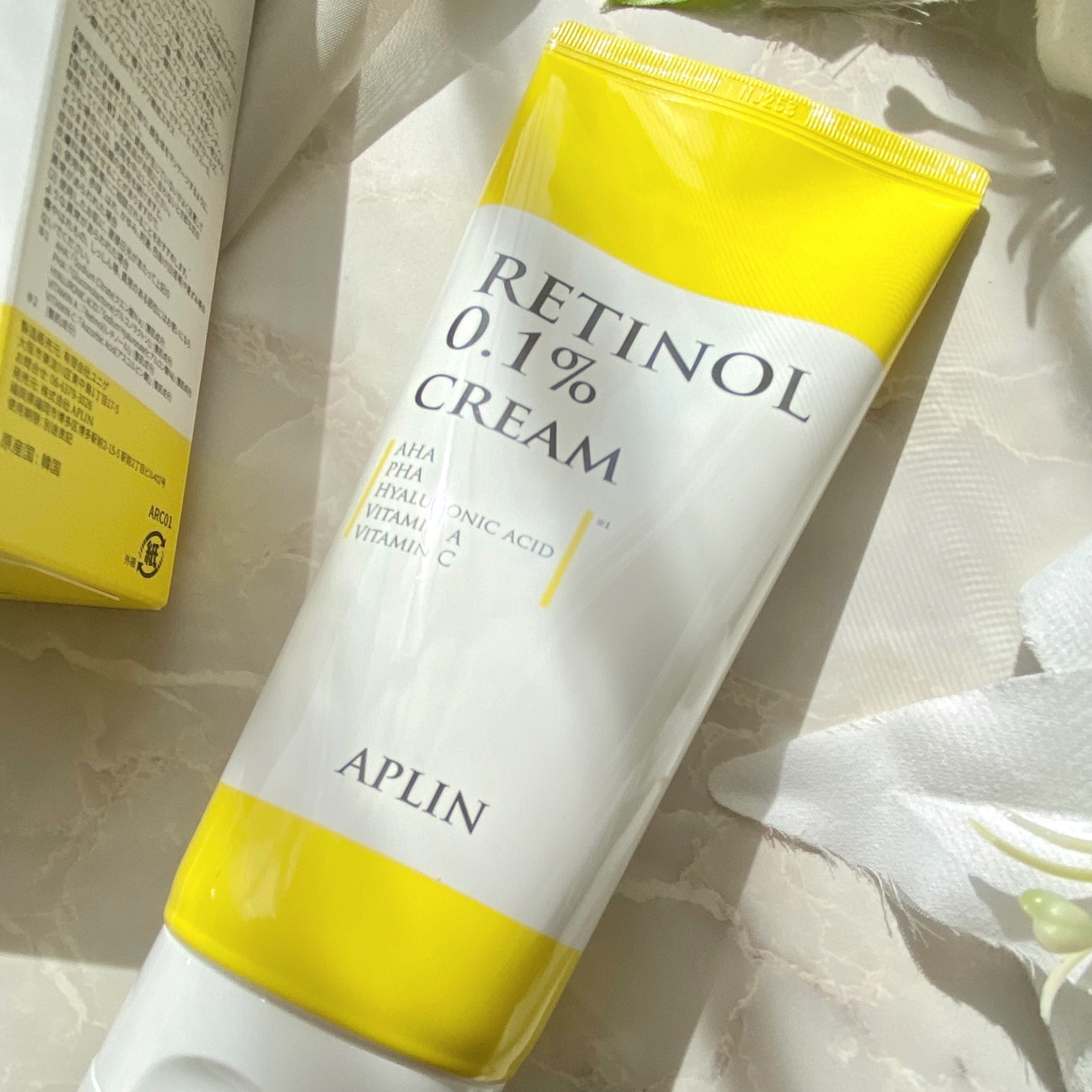 レチノール0.1クリーム/APLIN/フェイスクリームを使ったクチコミ（2枚目）