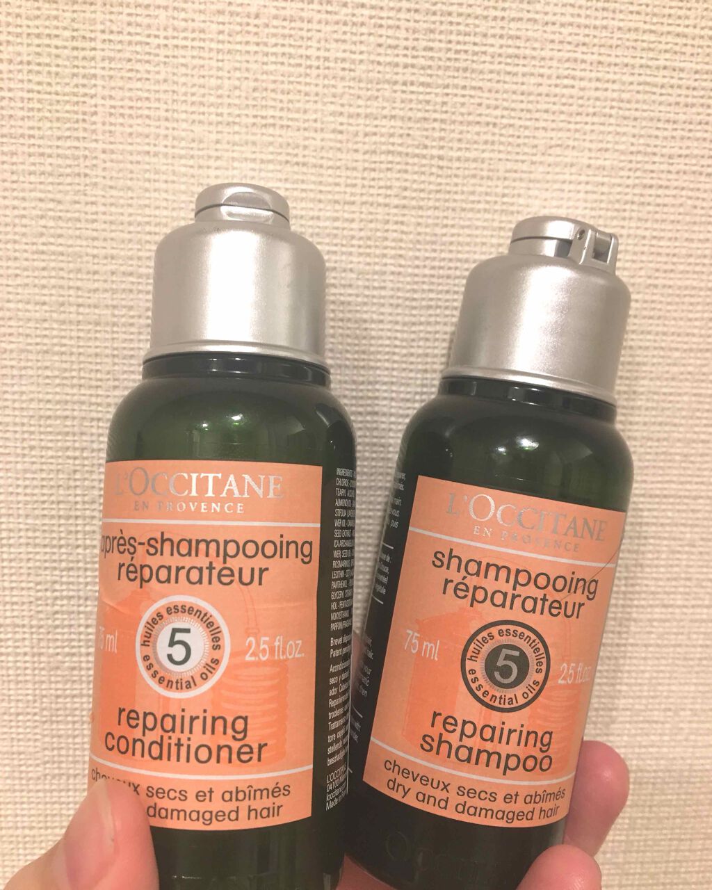 ファイブハーブスリペアリングシャンプー/コンディショナー/L'OCCITANE/シャンプー・コンディショナーを使ったクチコミ(1枚目)