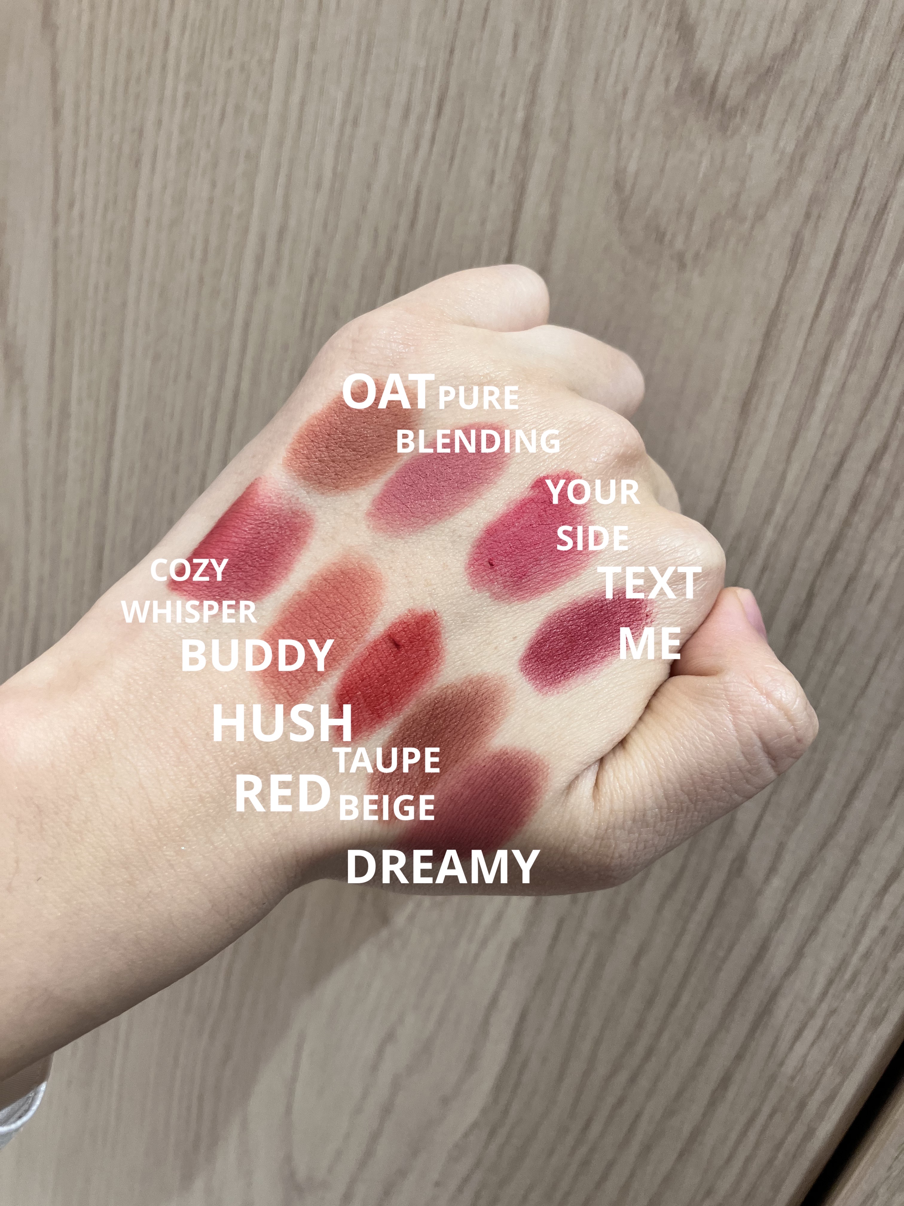 カシミヤハグ リップスティック 01 オーツ/3CE/口紅を使ったクチコミ（2枚目）