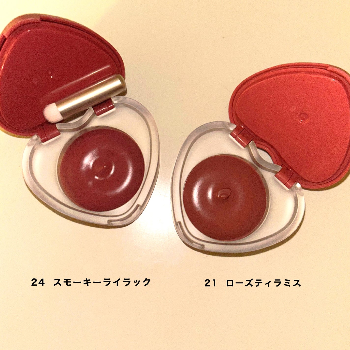 スフレカラーポット/dasique/口紅を使ったクチコミ(2枚目)