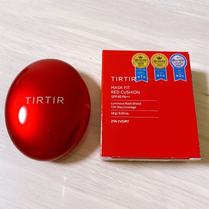 マスク フィット レッド クッション/TIRTIR(ティルティル)/クッションファンデーションを使ったクチコミ(2枚目)
