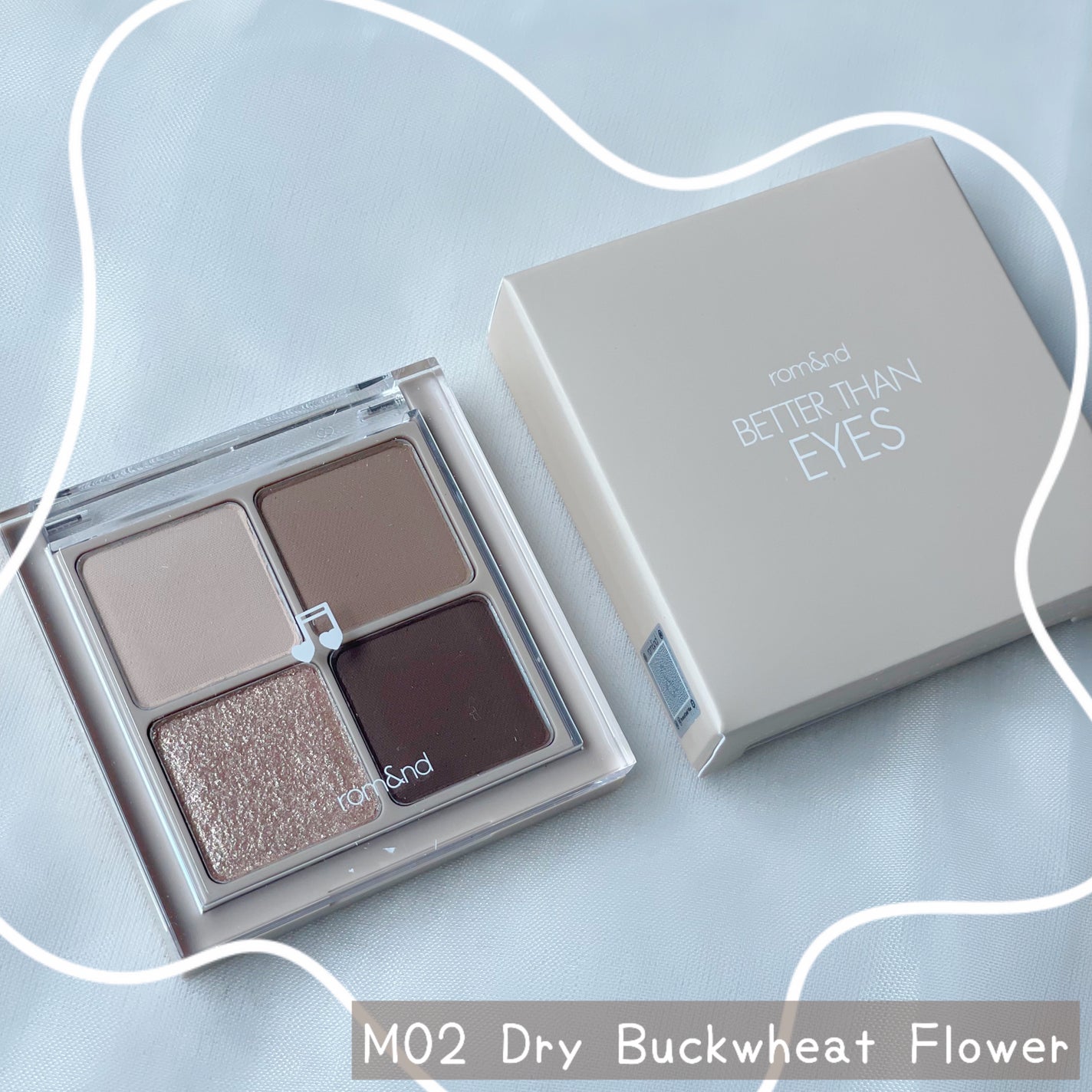 ベターザンアイズ ミュージックシリーズ/rom&nd/アイシャドウパレットを使ったクチコミ(4枚目)