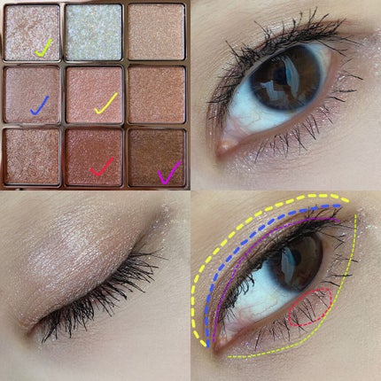 シャドウパレット/dasique/アイシャドウパレットを使ったクチコミ(5枚目)