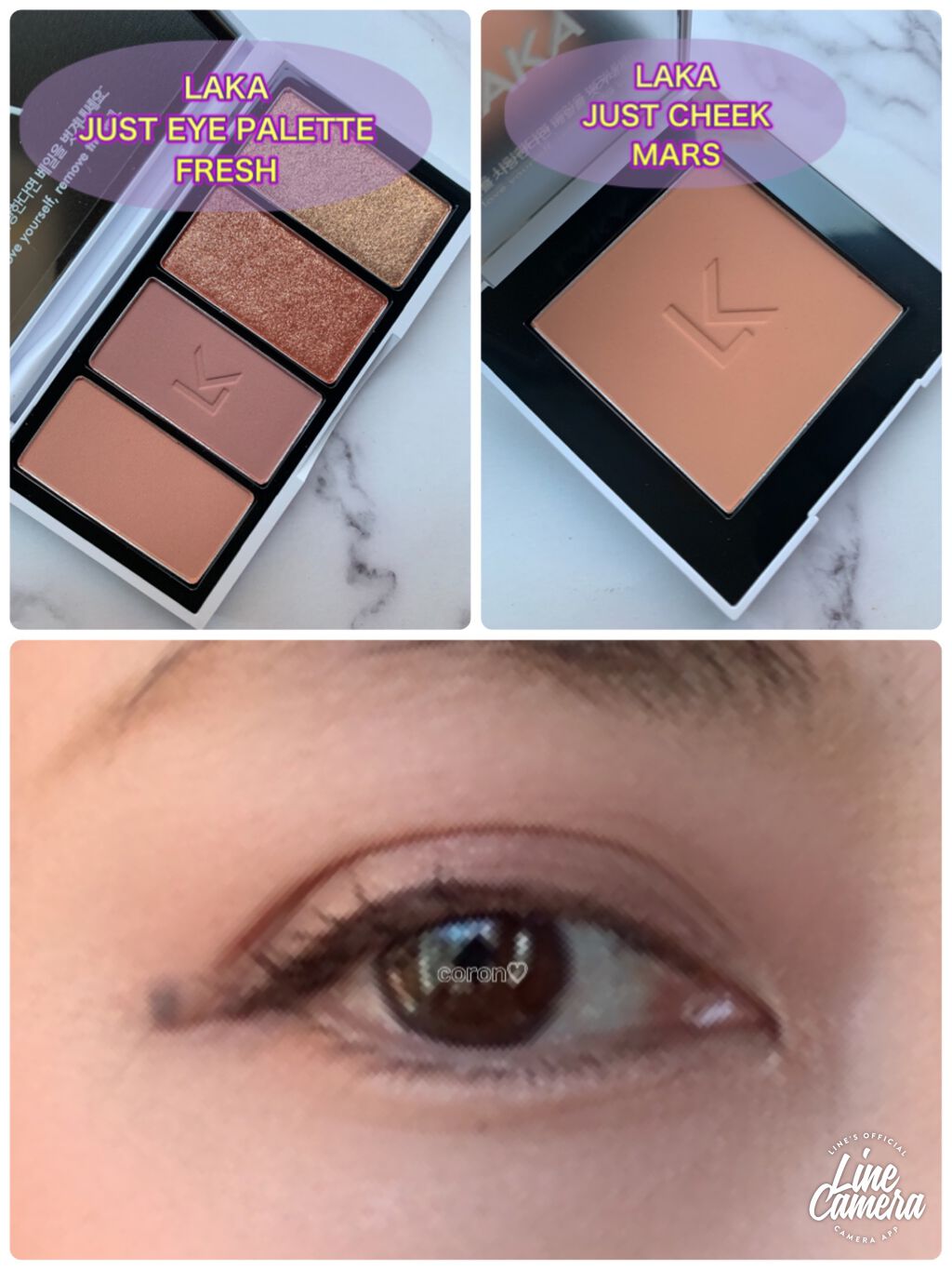 ジャストアイパレット/Laka/アイシャドウパレットを使ったクチコミ（1枚目）