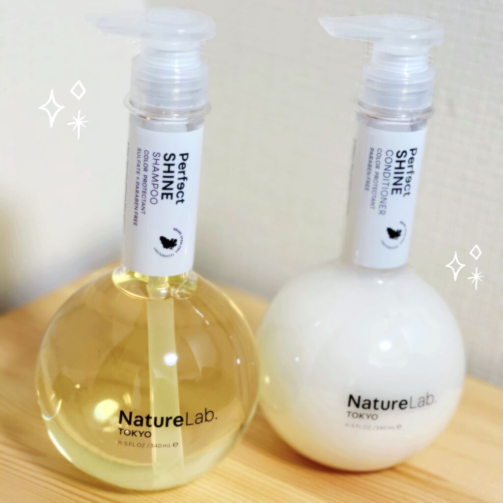 パーフェクト シャイン シャンプー／コンディショナー/NatureLab. TOKYO/サロンシャンプーを使ったクチコミ（1枚目）