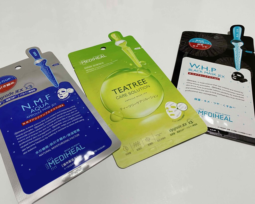N.M.FアクアアンプルマスクJEX/MEDIHEAL/シートマスク・パックを使ったクチコミ(1枚目)