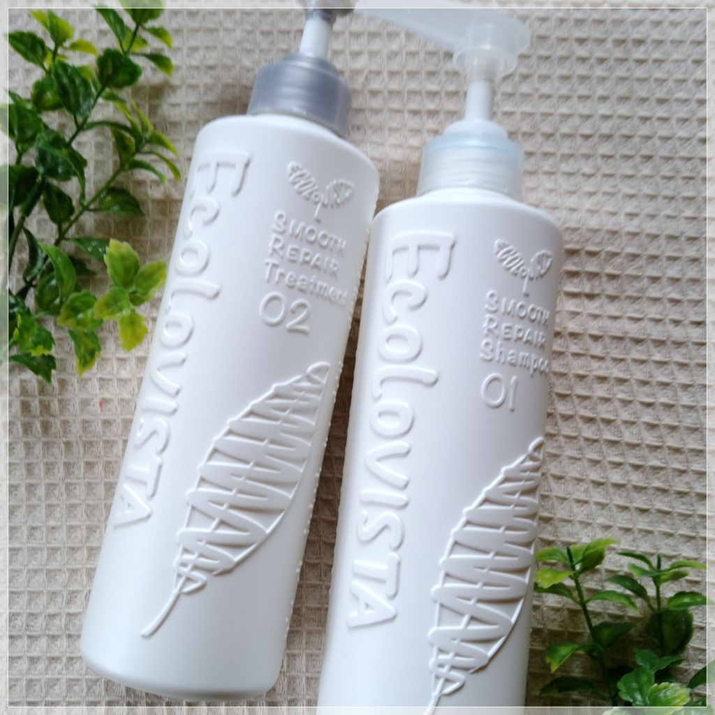 シャンプー(スムースリペア) ／ヘアトリートメント(スムースリペア)/ECOLOVISTA（エコロヴィスタ）/市販シャンプーを使ったクチコミ（1枚目）