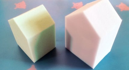 メイクアップスポンジ バリューパック ハウス型 14個/DAISO/パフ・スポンジを使ったクチコミ(1枚目)