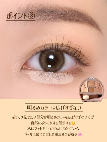 プランぷくコーデアイズ/キャンメイク/パウダーアイシャドウを使ったクチコミ(4枚目)