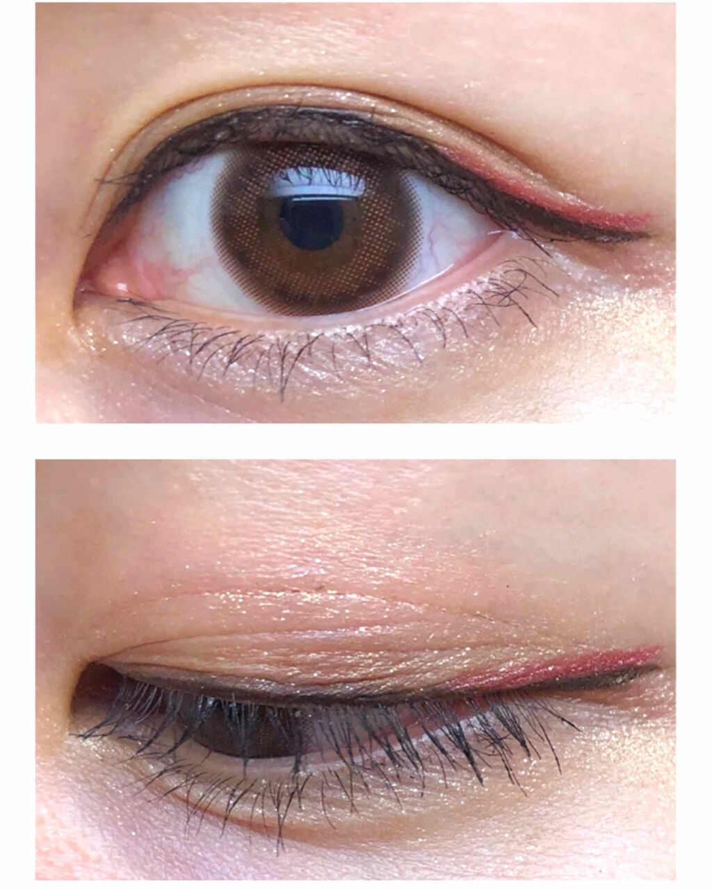 「密着アイライナー」しなやか筆リキッド/デジャヴュ/リキッドアイライナーを使ったクチコミ(3枚目)