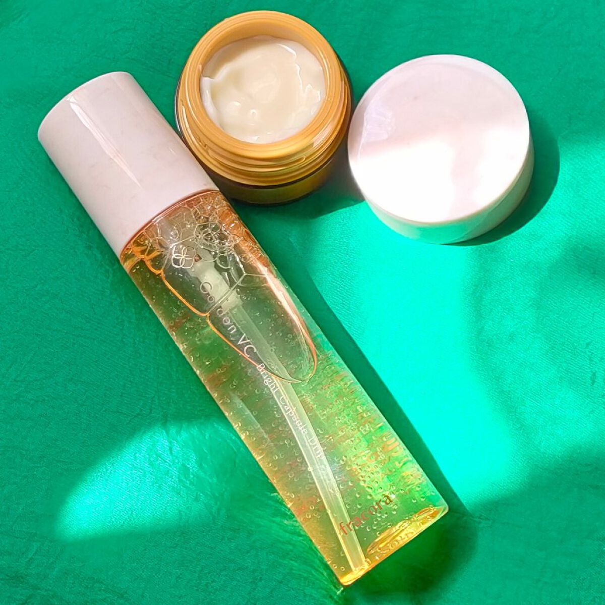 ゴールデンVC ブライト カプセルドリップ/fracora/化粧水を使ったクチコミ（1枚目）