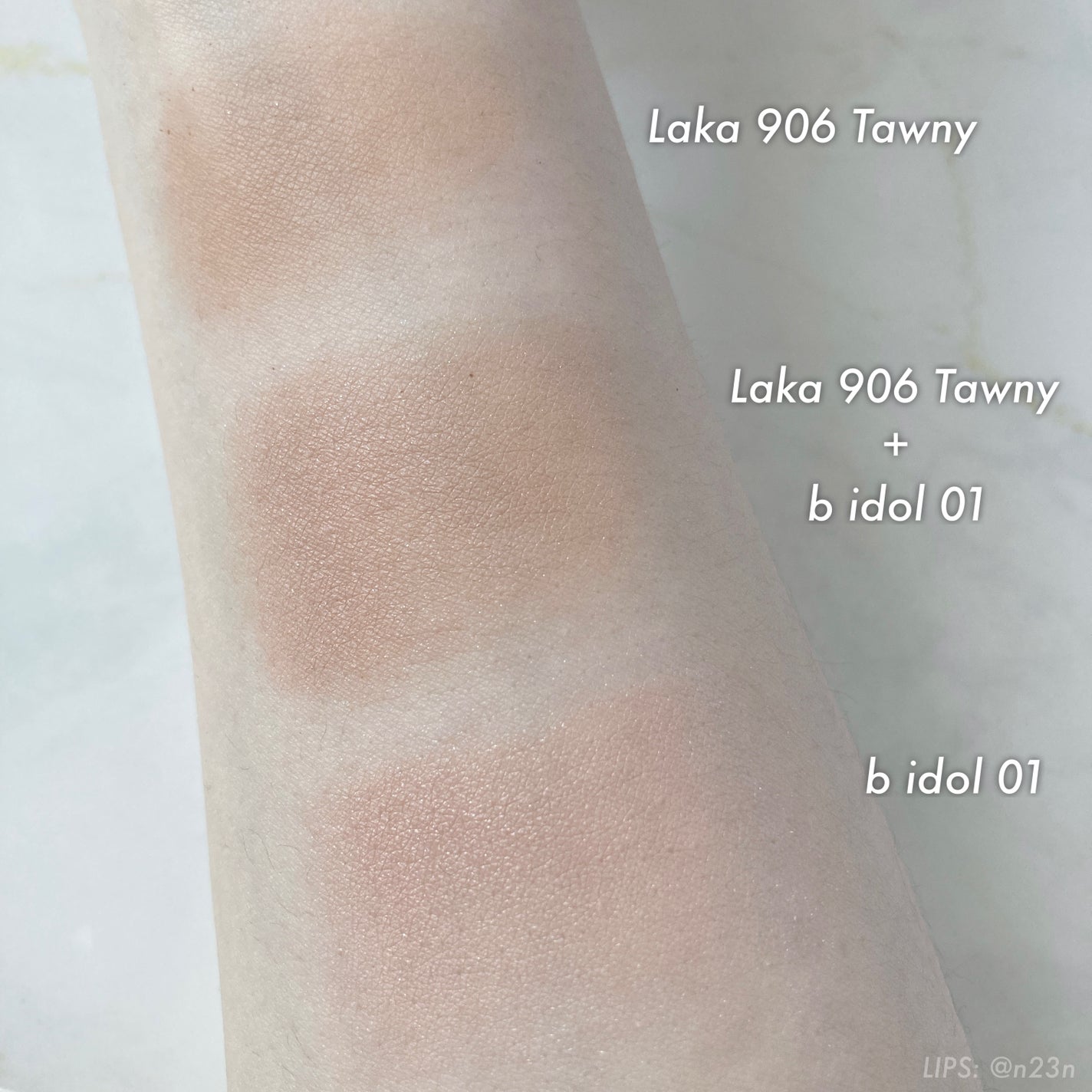 モノアイシャドウ/Laka/単色アイシャドウを使ったクチコミ(4枚目)