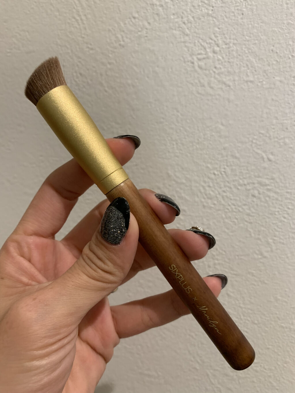 SIXPLUS X MARILYN 10本メイクアップブラシセット/SIXPLUS/メイクブラシを使ったクチコミ（2枚目）