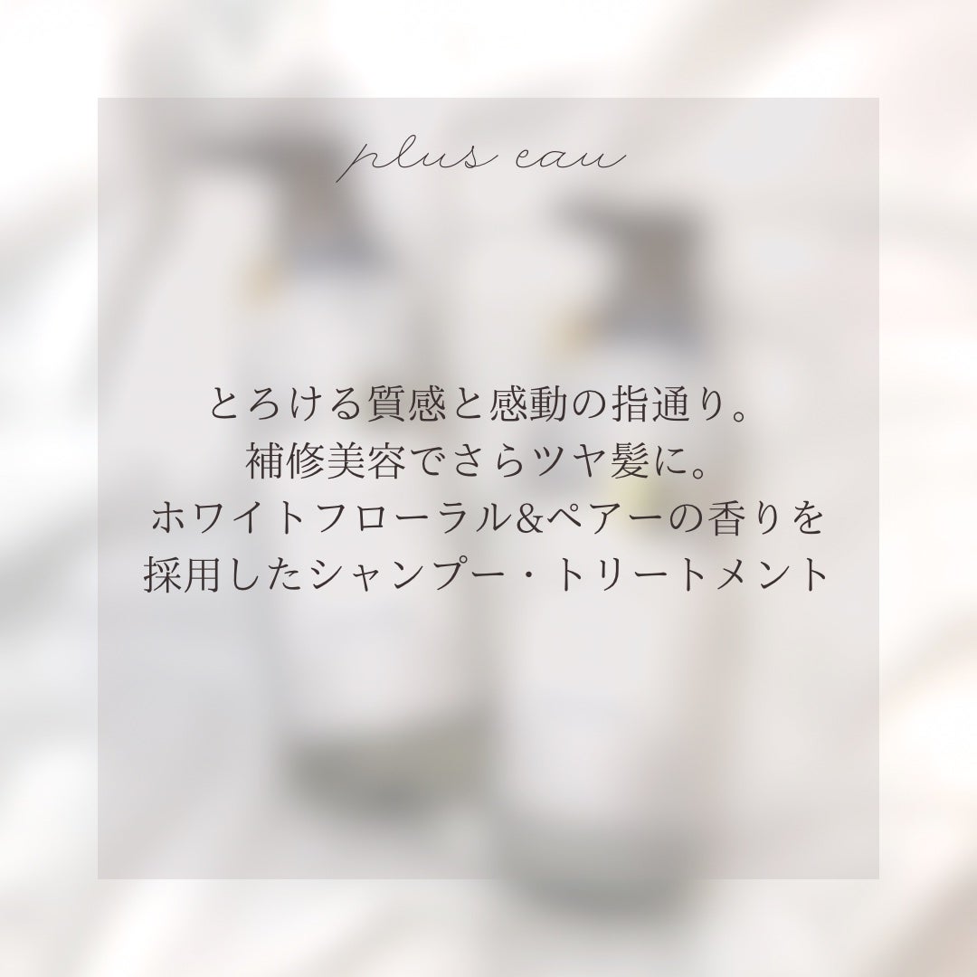 メロウシャンプー/メロウトリートメント/plus eau/市販シャンプーを使ったクチコミ(2枚目)