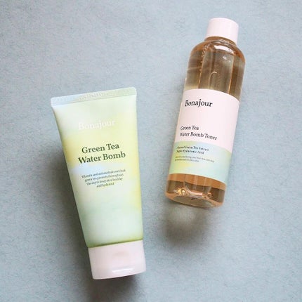 グリーンティーウォーターボム/Bonajour/フェイスクリームを使ったクチコミ(4枚目)
