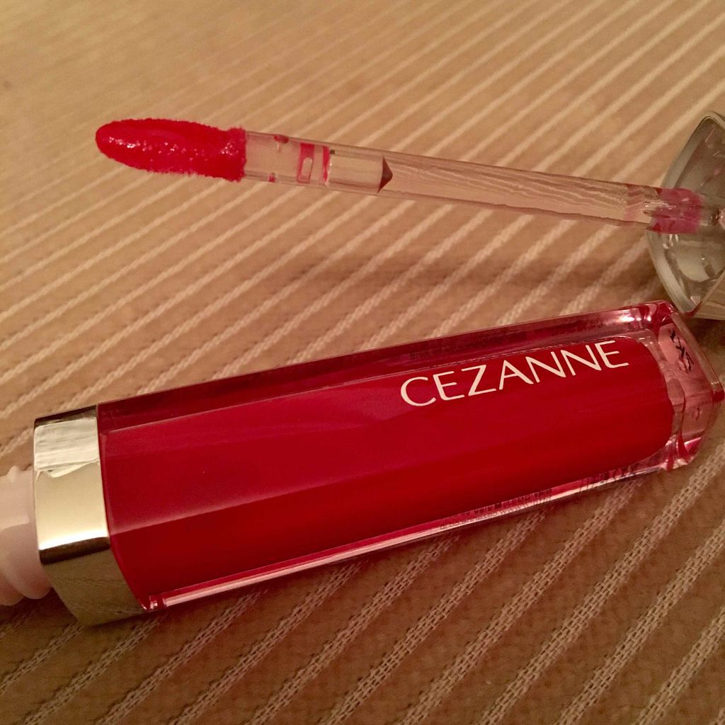 ジェルグロスリップ/CEZANNE/リップグロスを使ったクチコミ（2枚目）