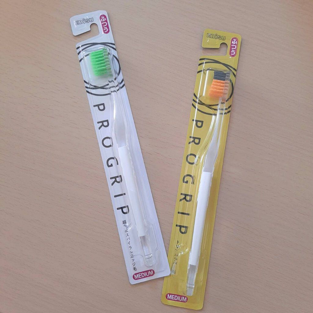 プログリップハブラシ typeⅠ/エビス/歯ブラシを使ったクチコミ(1枚目)