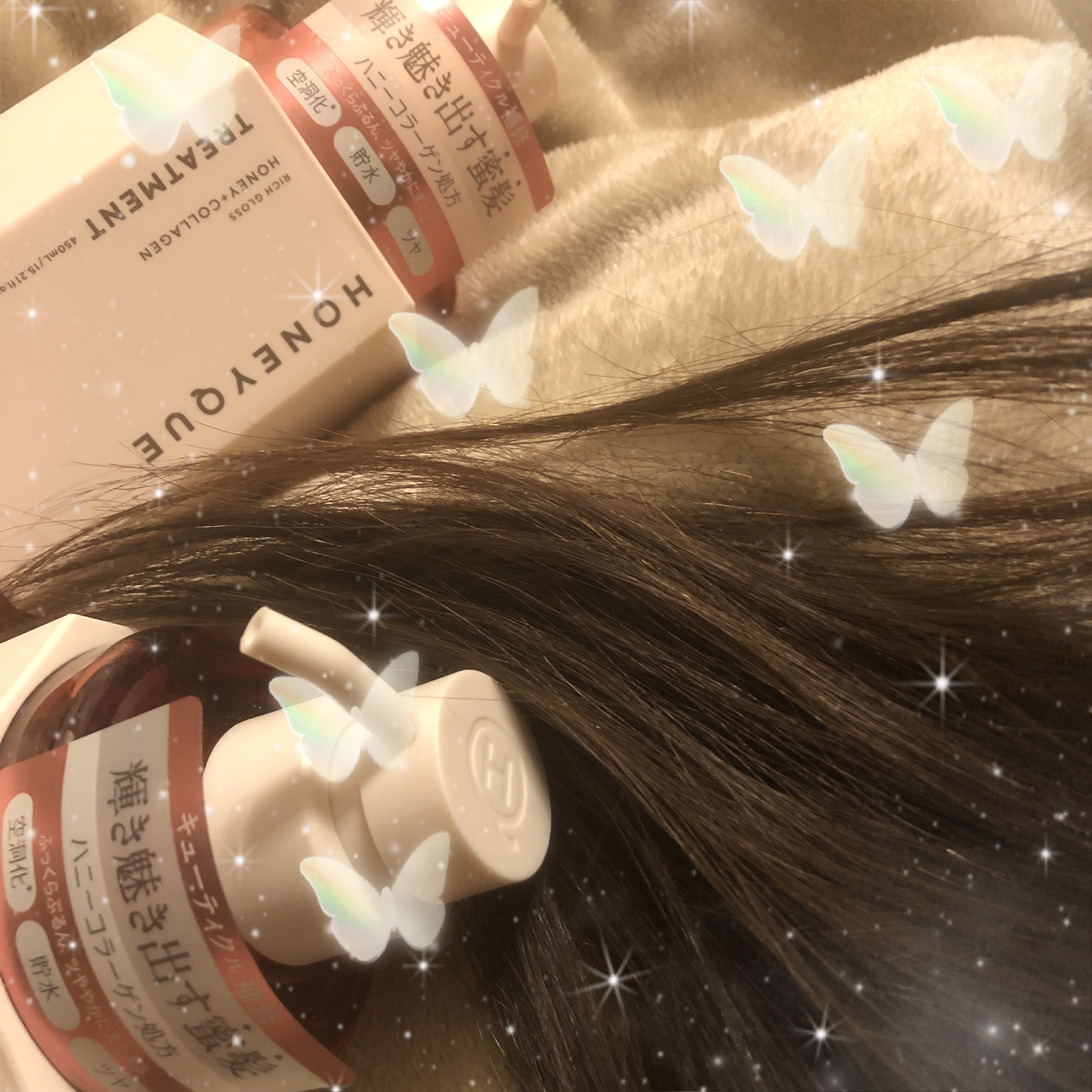 リッチグロス シャンプー シャイニー／ヘアトリートメント シャイニー/ハニーク/市販シャンプーを使ったクチコミ（2枚目）