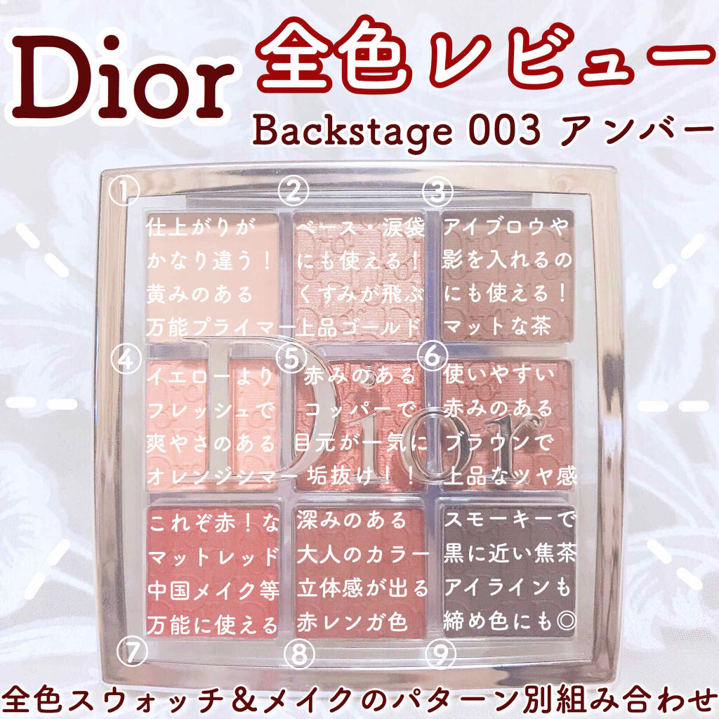 ディオール バックステージ アイ パレット/Dior/アイシャドウパレットを使ったクチコミ（1枚目）