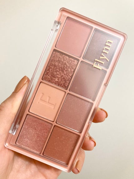 ラッスルアイシャドウパレット 02 ドライローズ/Flynn/アイシャドウパレットを使ったクチコミ(3枚目)