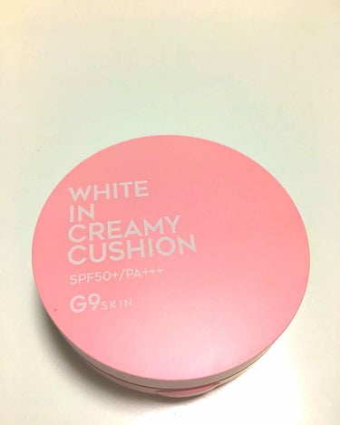 WHITE CREAMY CUSHION(ウユファンデ)/G9SKIN/化粧下地を使ったクチコミ（1枚目）