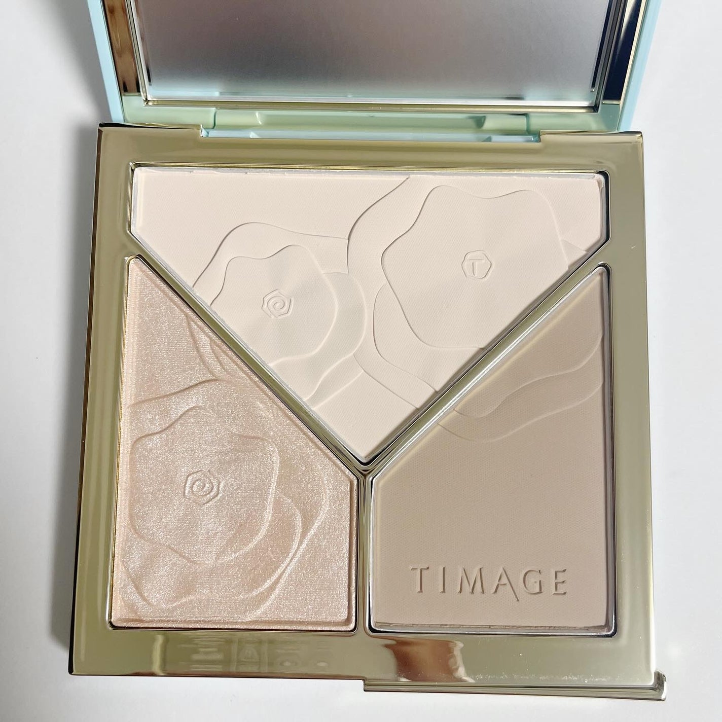 ハイライトシェーディングパレット/TIMAGE/パウダーハイライトを使ったクチコミ(3枚目)