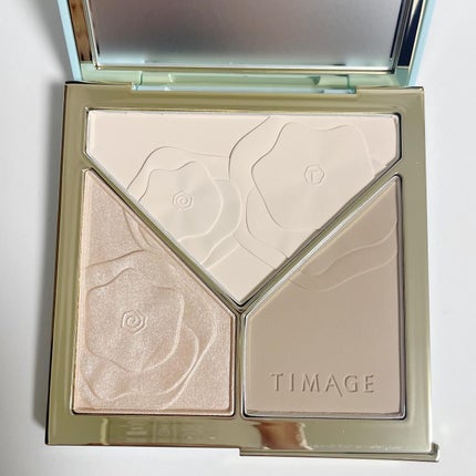 ハイライトシェーディングパレット/TIMAGE/パウダーハイライトを使ったクチコミ(3枚目)