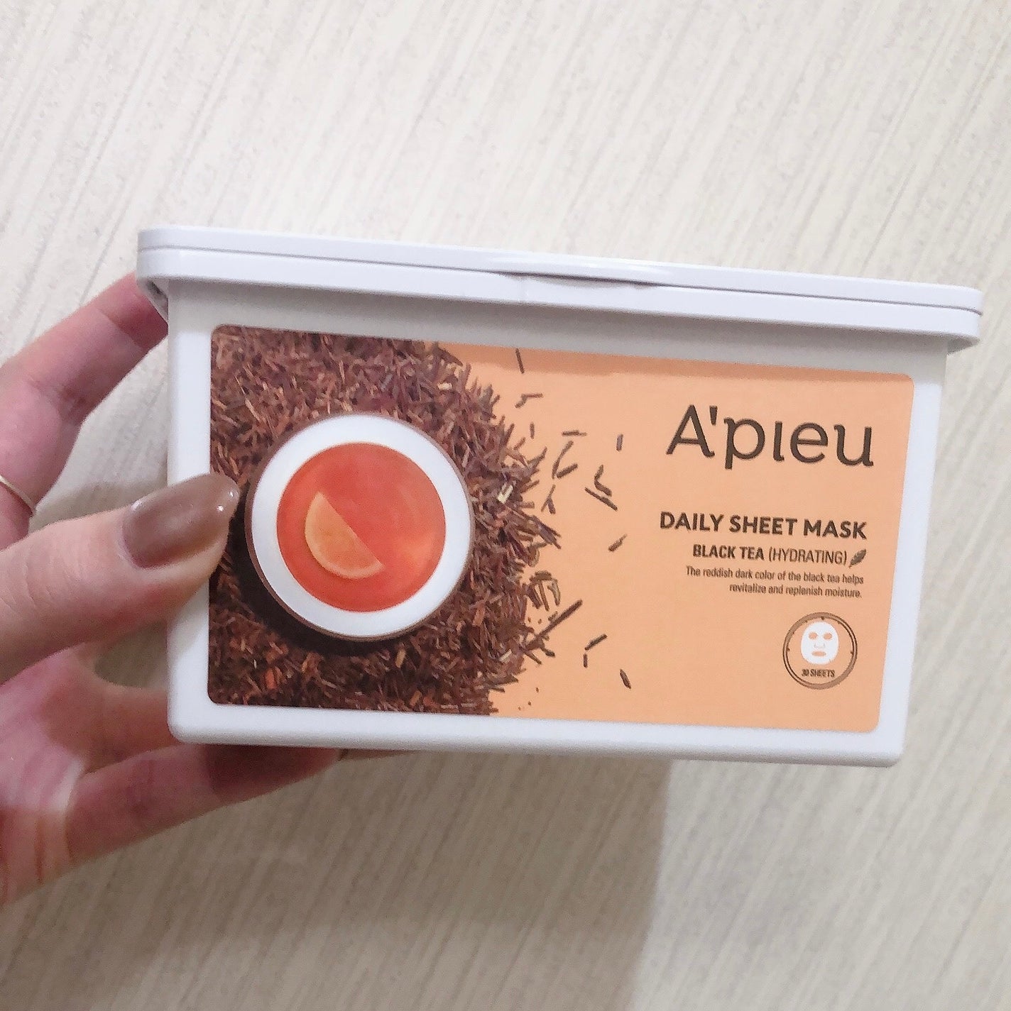 Daily Sheet Mask 紅茶/A’pieu/シートマスク・パックを使ったクチコミ(1枚目)