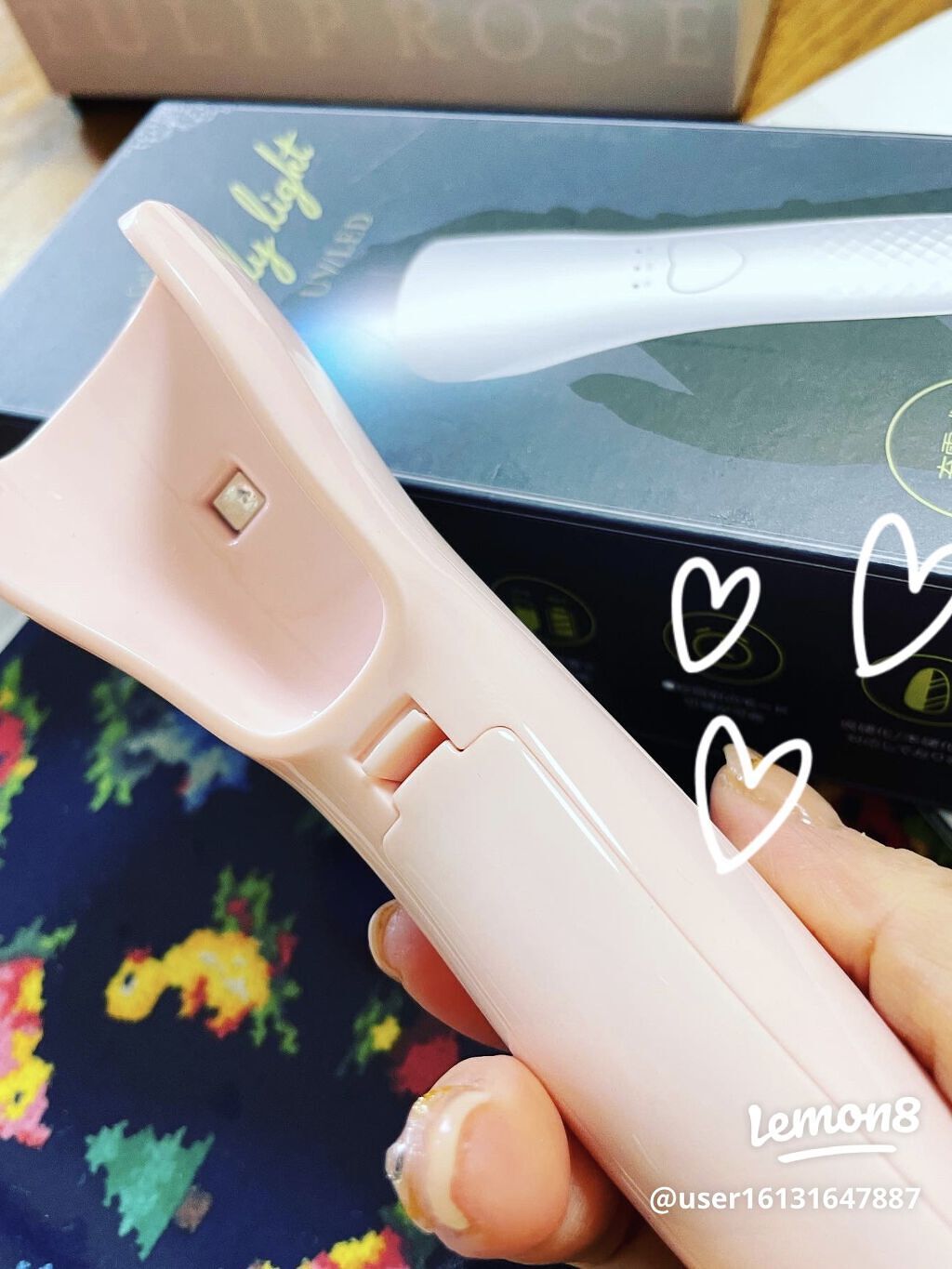 NAILTOWN ライトのクチコミ「ネイルタウン
LEDハンドライト

昨日楽天の半額クーポンでゲットしました🥰

ピールオフジェ.....」（2枚目）