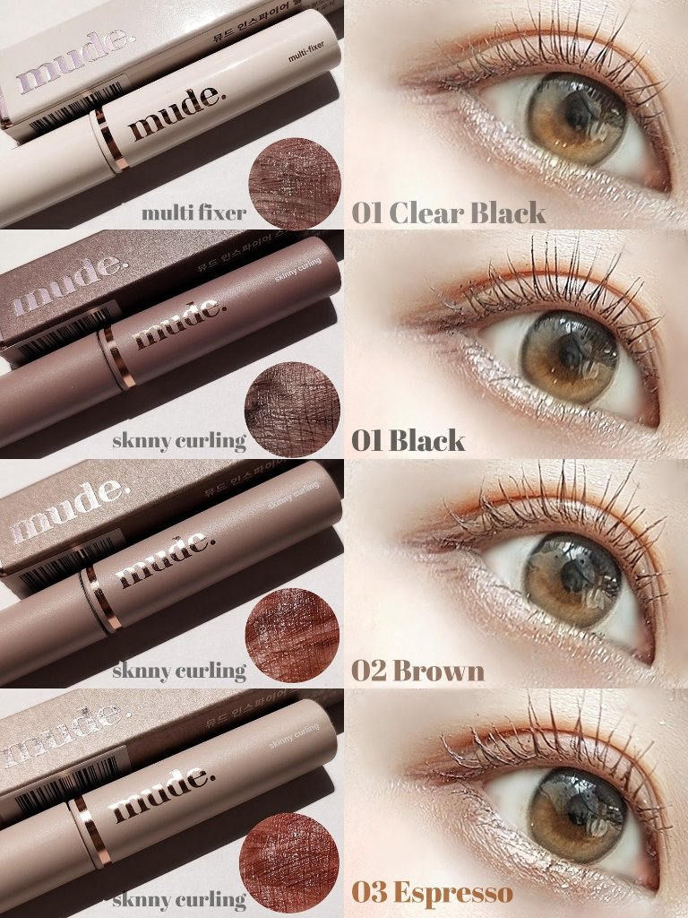インスパイアスキニーカーリングマスカラ/mude./マスカラを使ったクチコミ（3枚目）