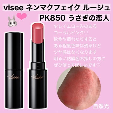 ネンマクフェイク ルージュ/Visée/口紅を使ったクチコミ（2枚目）