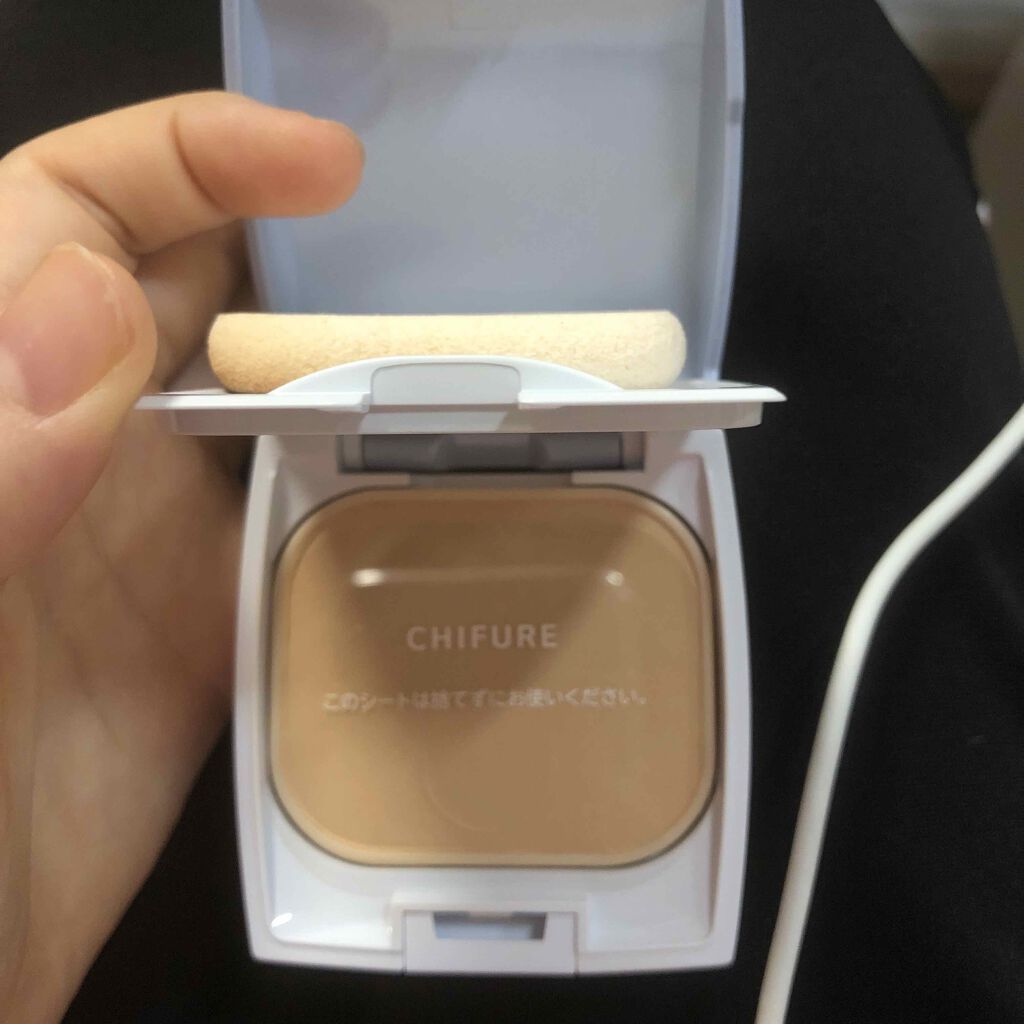 UV バイ ケーキ(スポンジ入り)/ちふれ/パウダーファンデーションを使ったクチコミ（1枚目）