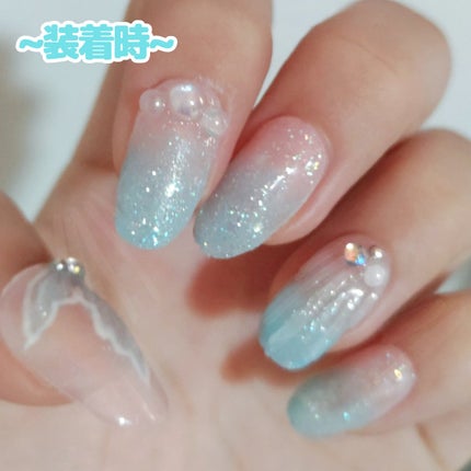 ネイルアートシール/DAISO/ネイルシールを使ったクチコミ(4枚目)