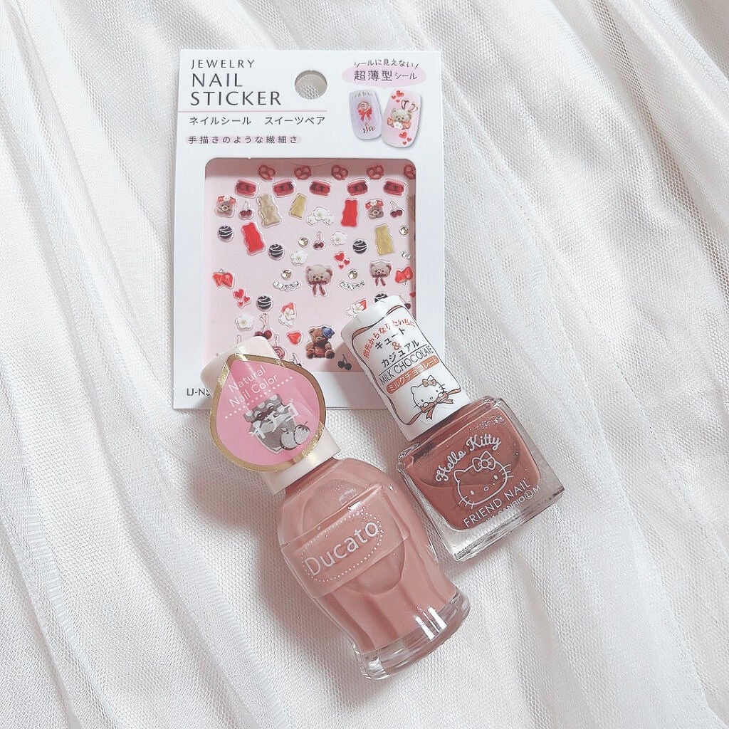 ネイルシール/セリア/ネイルシールを使ったクチコミ(2枚目)