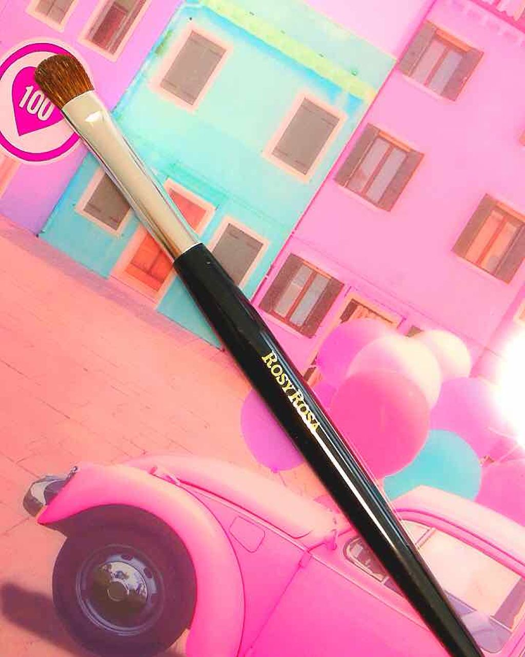 熊野筆 アイシャドウ用 S/ロージーローザ/メイクブラシを使ったクチコミ（1枚目）