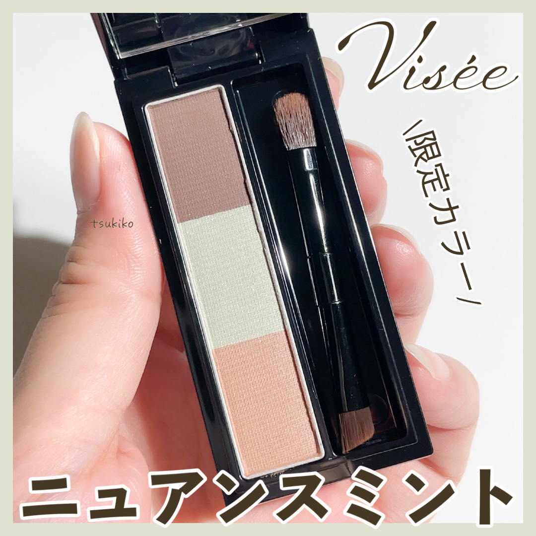 ヴィセ リシェ アイブロウパウダー BR-6 ニュアンスミント(限定)/Visée/パウダーアイブロウを使ったクチコミ（1枚目）