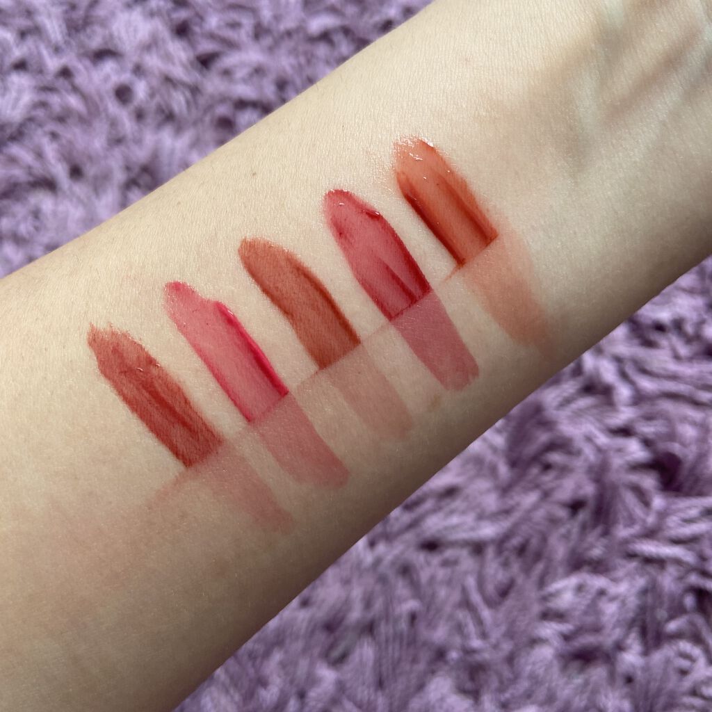 ジューシーラスティングティント/rom&nd/リップティントを使ったクチコミ（3枚目）