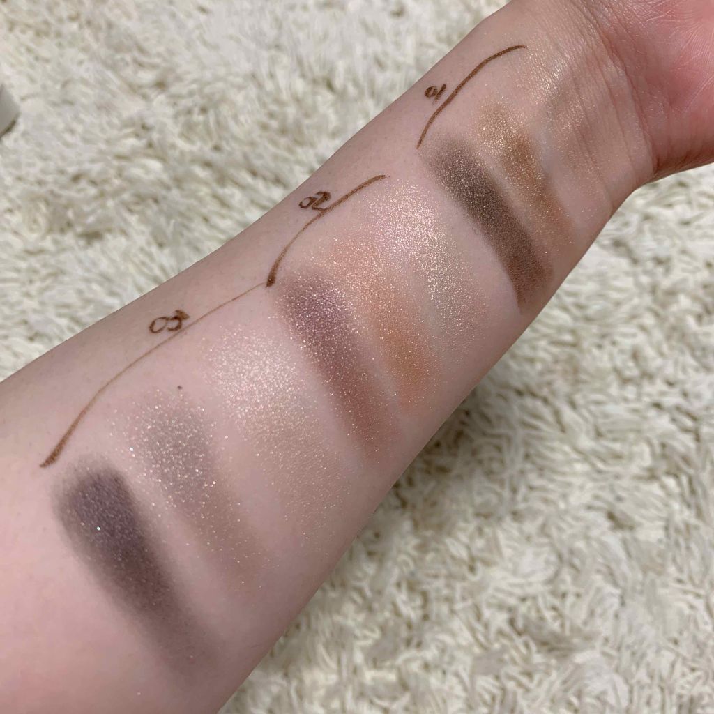 トーンアップアイシャドウ/CEZANNE/アイシャドウパレットを使ったクチコミ(3枚目)