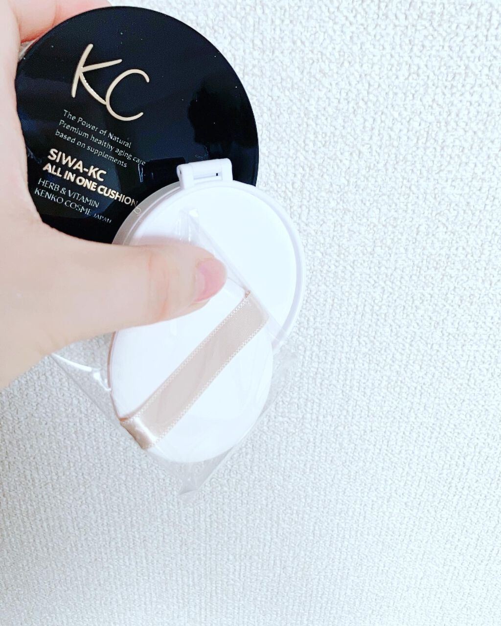 SIWA-KC オールインワンクッション/ハーブ健康本舗/クッションファンデーションを使ったクチコミ(5枚目)