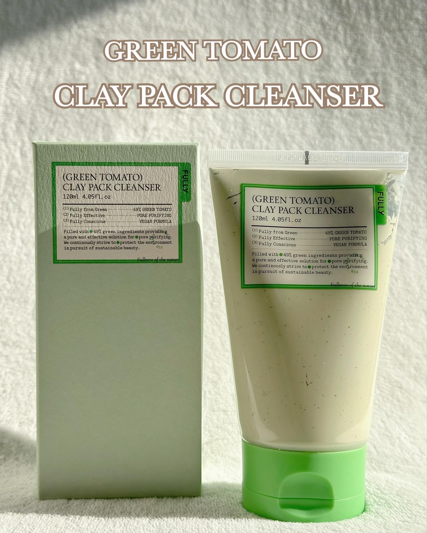 グリーントマトクレイマスククレンザー/FULLY/洗い流すパック・マスクを使ったクチコミ（2枚目）
