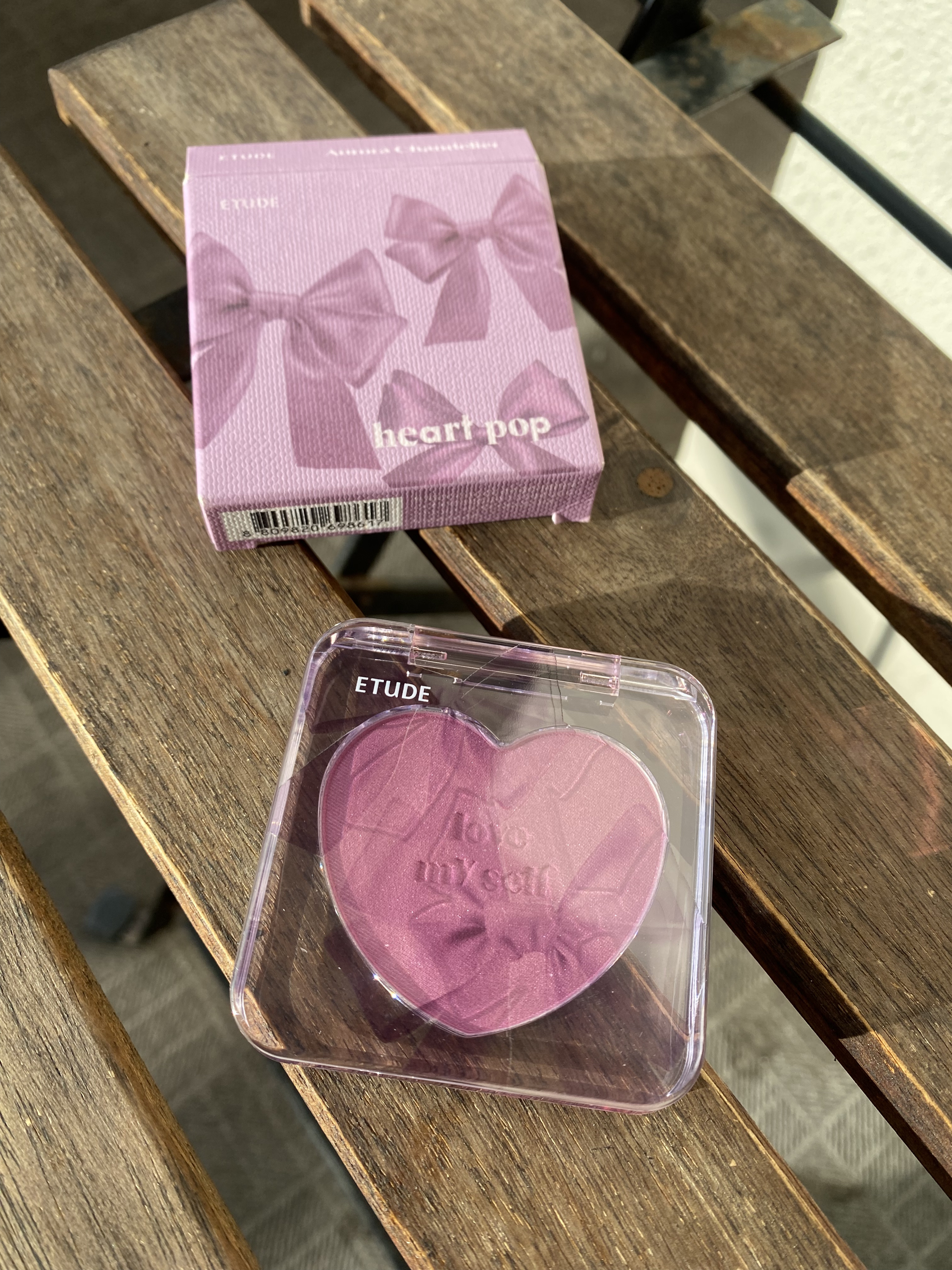 ハートポップブラッシャー/ETUDE/パウダーチークを使ったクチコミ（1枚目）
