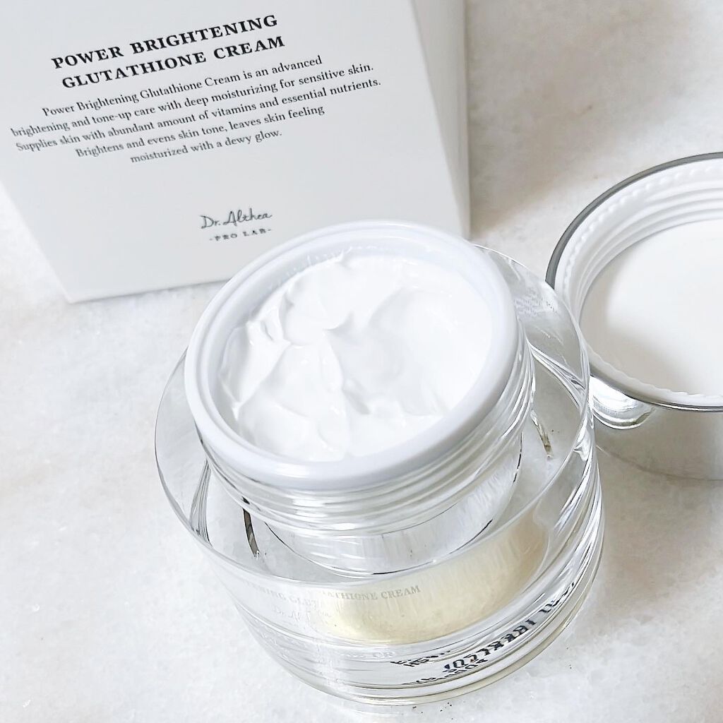 パワーブライトニング グルタチオンクリーム/Dr.Althea/フェイスクリームを使ったクチコミ（2枚目）