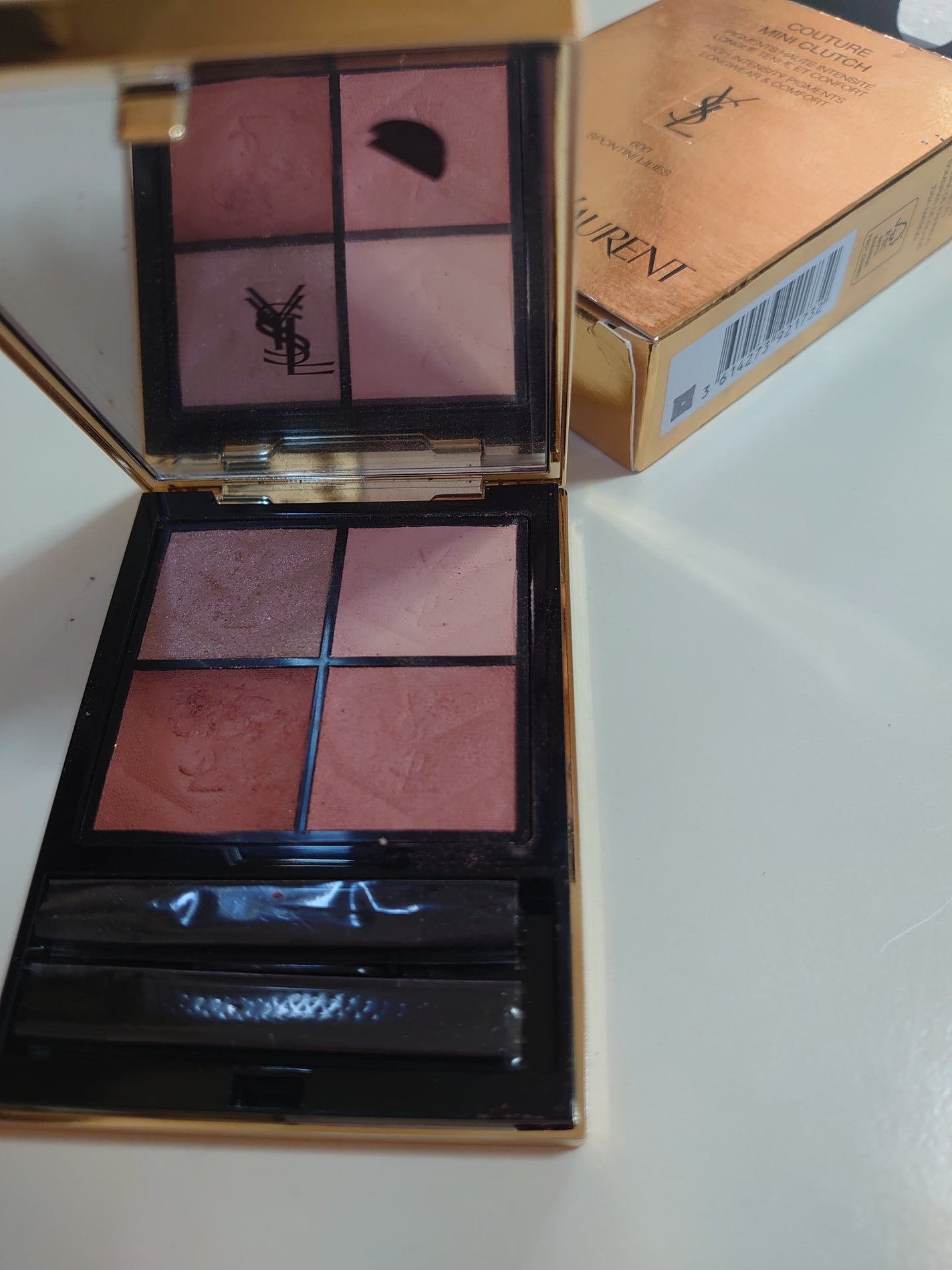 クチュール ミニ クラッチ/YVES SAINT LAURENT BEAUTE/アイシャドウパレットを使ったクチコミ(1枚目)