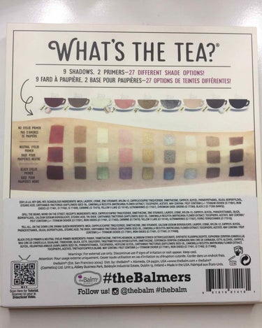 whats the tea /the Balm/パウダーアイシャドウを使ったクチコミ（2枚目）