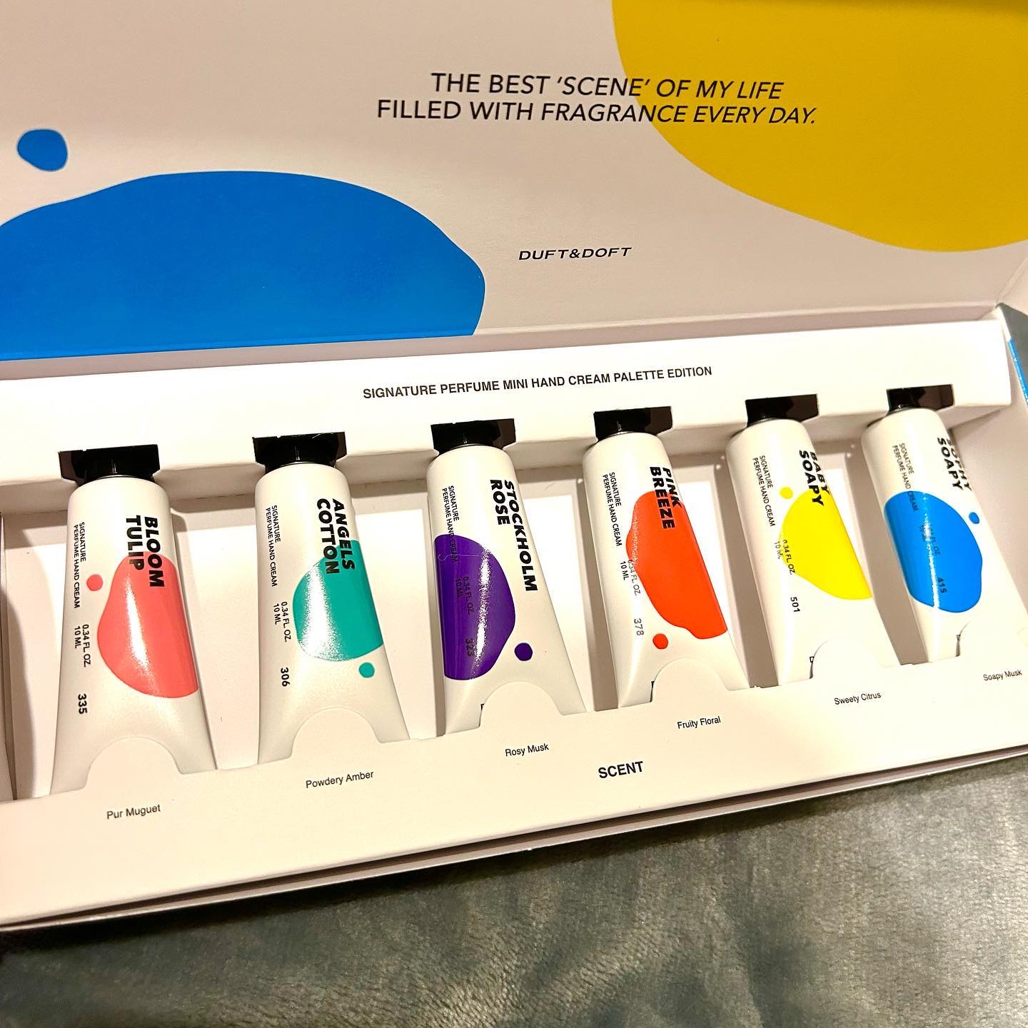 シグネチャーパフュームハンドクリームミニチュアギフトセット/DUFT&DOFT/ハンドクリームを使ったクチコミ（3枚目）